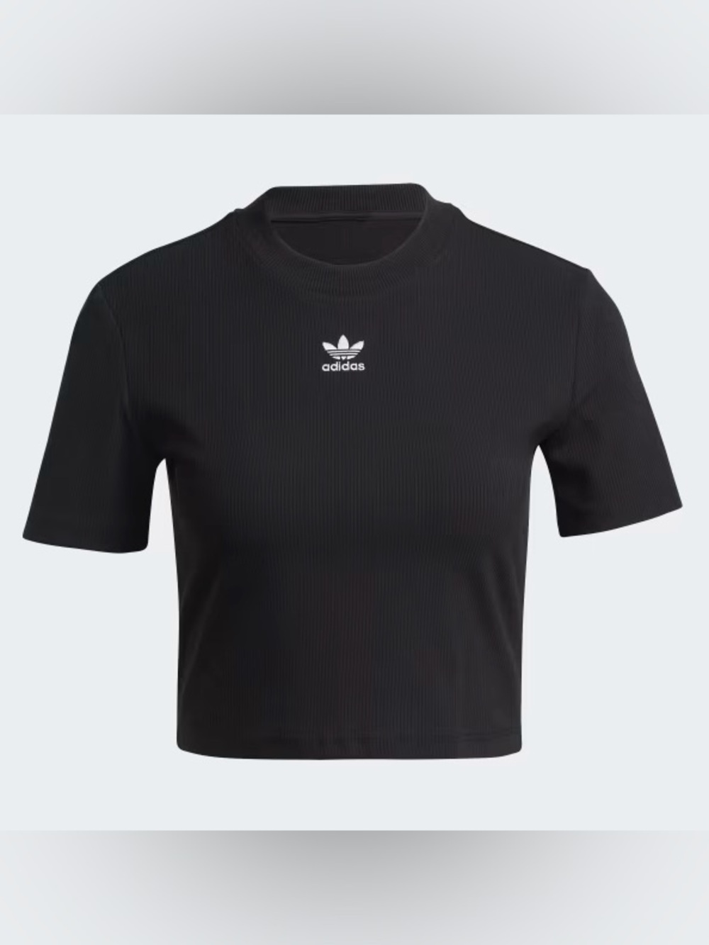 ADIDAS - ADICOLOR ESSENTIALS RIB CROPPED TEE